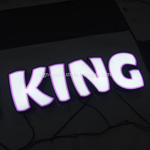 Metallic Letters Vinyl Sign Shop
